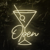 " Open " LED Neonschild - NEONEVERGLOW