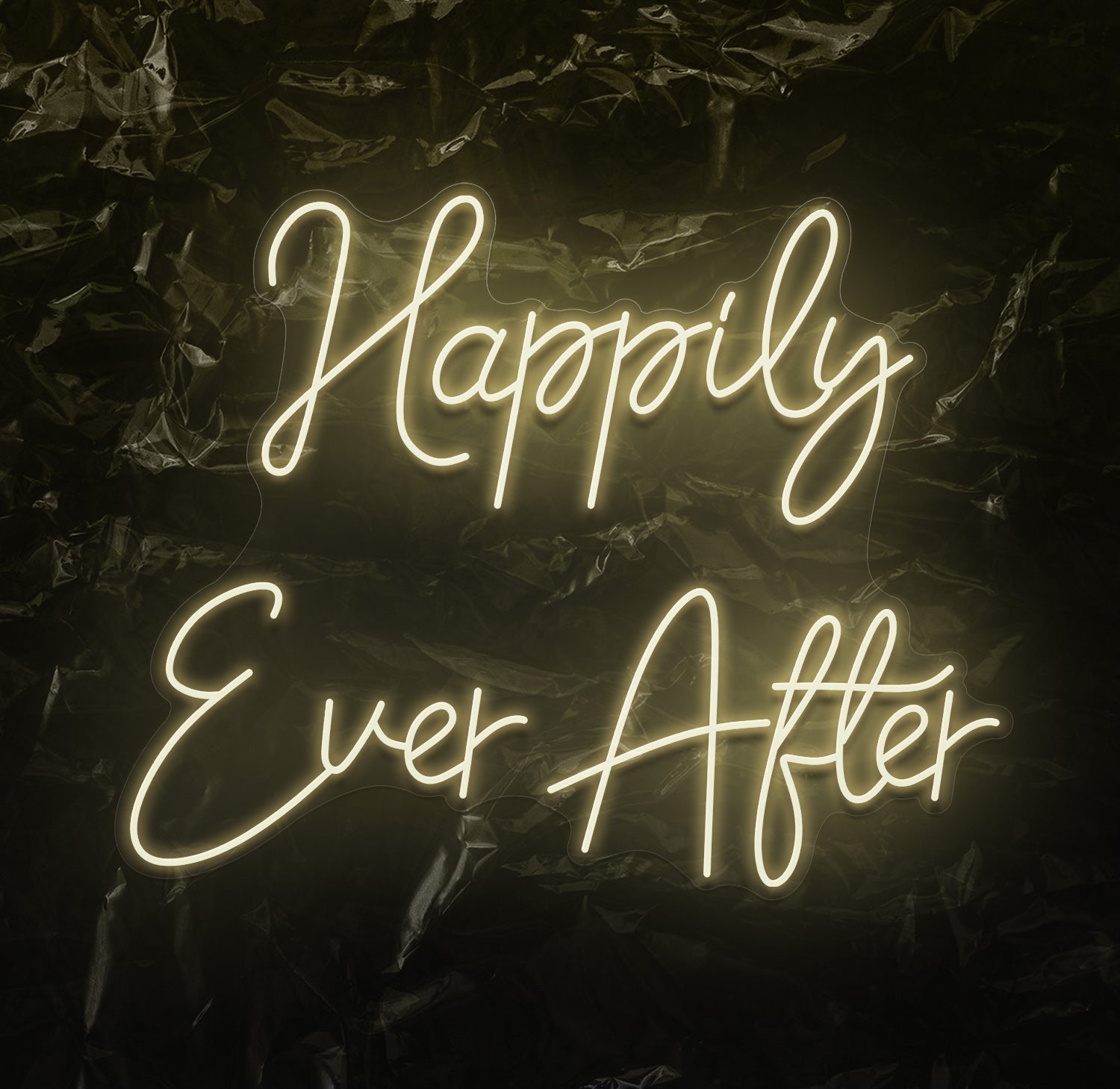 " Happily Ever After" LED Neon Schriftzug - NEONEVERGLOW