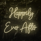 " Happily Ever After" LED Neon Schriftzug - NEONEVERGLOW