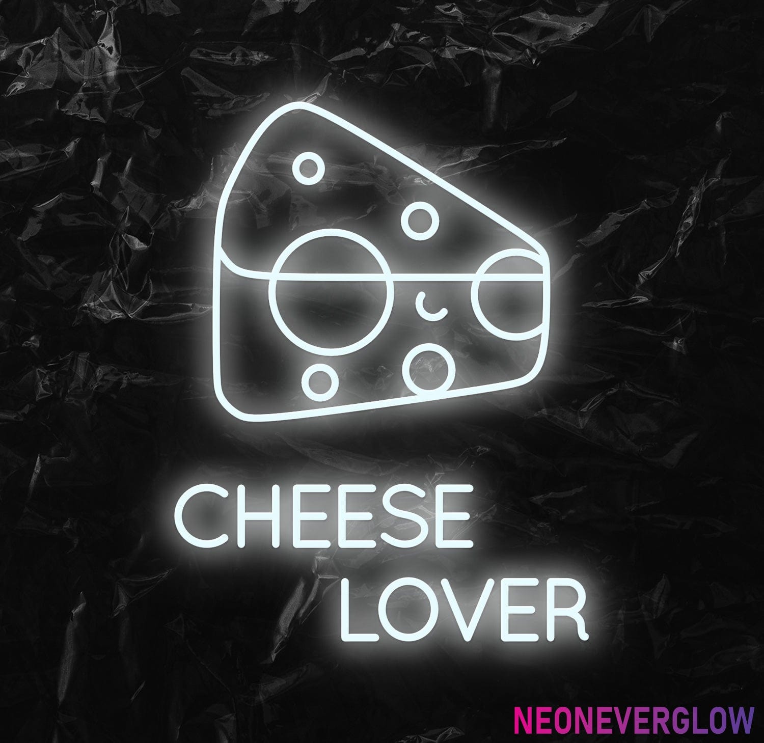 " Cheese Lover " LED Neonschild - NEONEVERGLOW