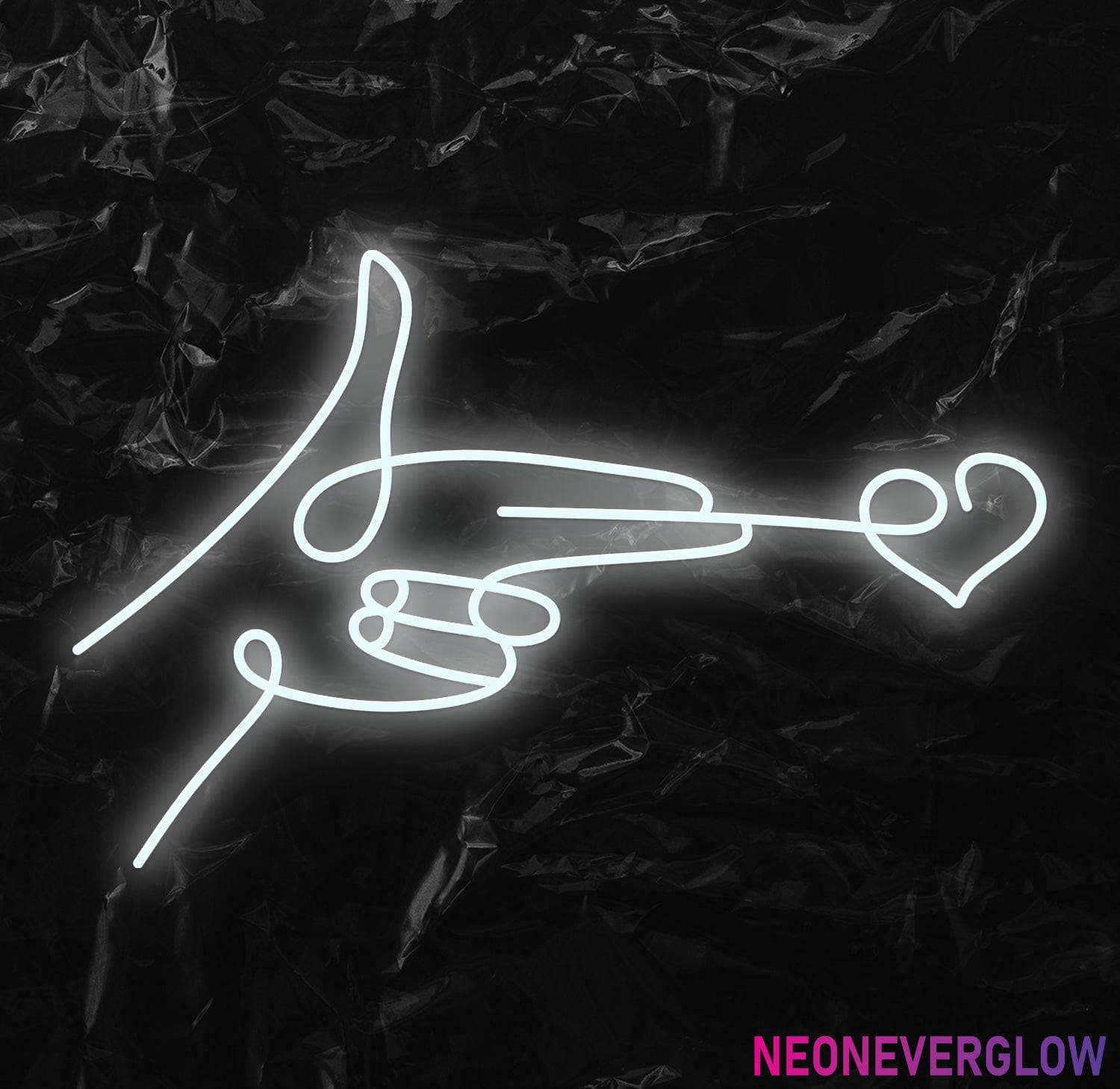 " Loveshot Liebe" LED Neonschild - NEONEVERGLOW