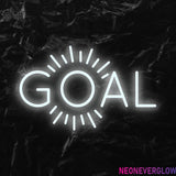 " Goal Ziele" LED Neonschild - NEONEVERGLOW