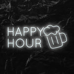 " Happy Hour" LED Neonschild - NEONEVERGLOW