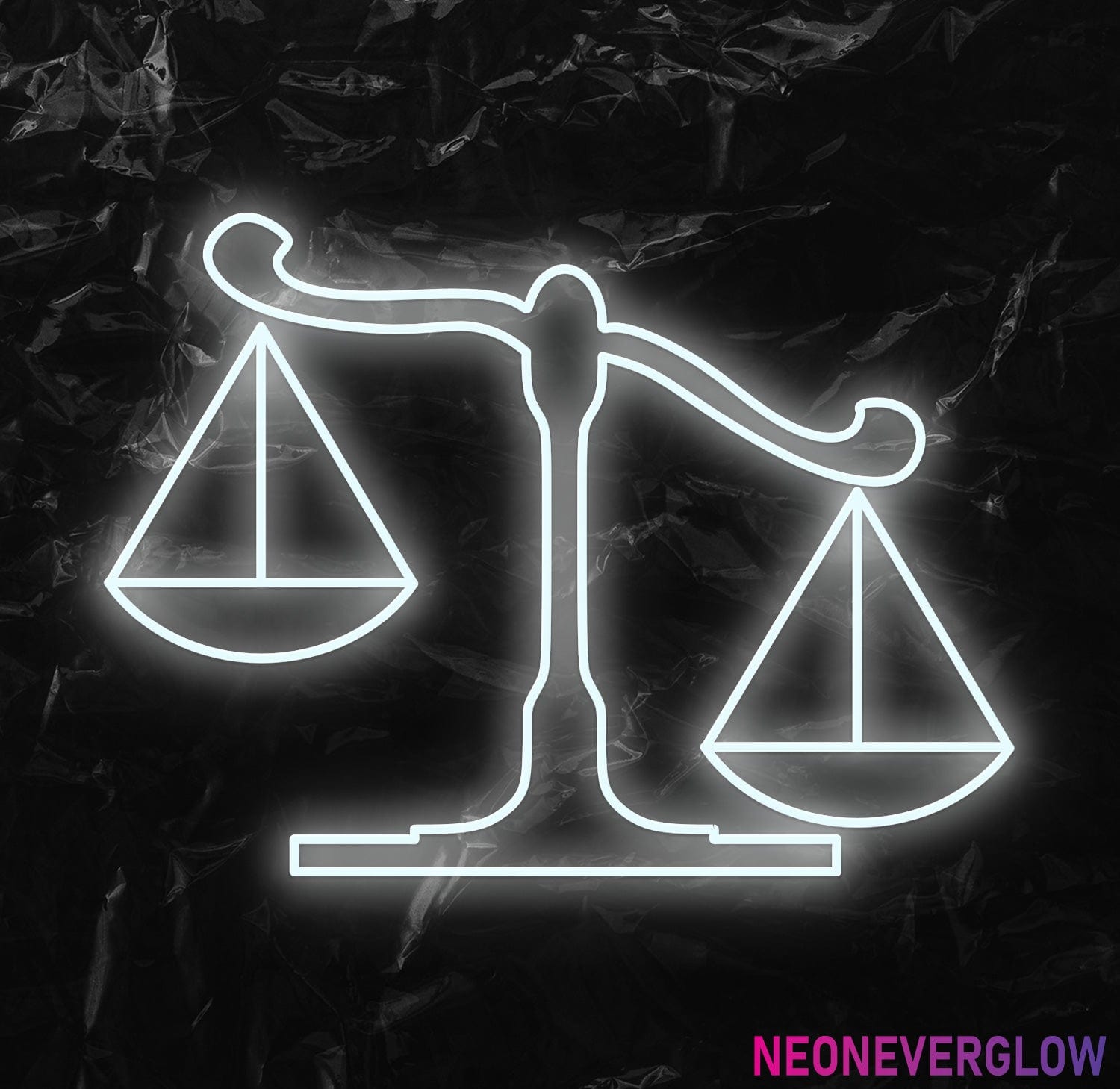 " Waage" LED Neonschild - NEONEVERGLOW