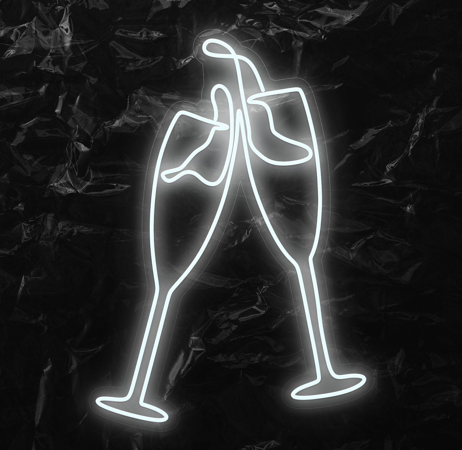 " Sektglas " LED Neonschild - NEONEVERGLOW