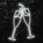 " Sektglas " LED Neonschild - NEONEVERGLOW