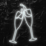 " Sektglas " LED Neonschild - NEONEVERGLOW