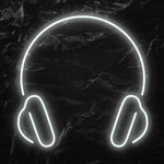 "Kopfhörer" LED Neonschild - NEONEVERGLOW