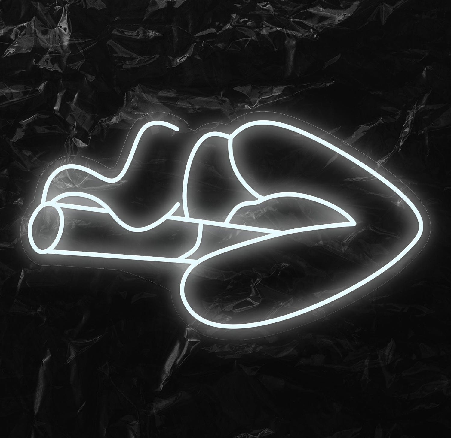 " Red Lips" LED Neonschild - NEONEVERGLOW