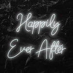 " Happily Ever After" LED Neon Schriftzug - NEONEVERGLOW
