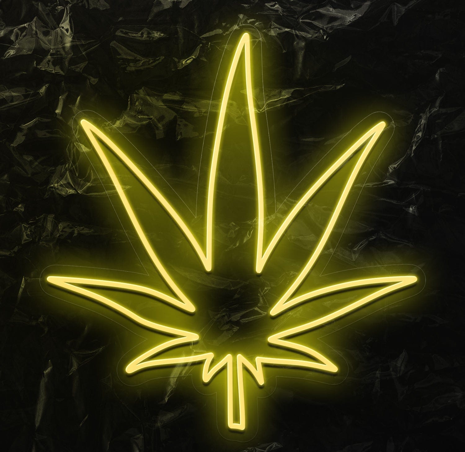 " Blatt" LED Neonschild - NEONEVERGLOW
