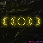 " Mond" LED Neonschild - NEONEVERGLOW