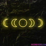 " Mond" LED Neonschild - NEONEVERGLOW