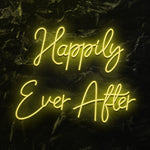 " Happily Ever After" LED Neon Schriftzug - NEONEVERGLOW