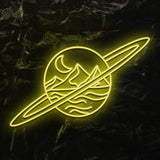 " Welt" LED Neonschild - NEONEVERGLOW