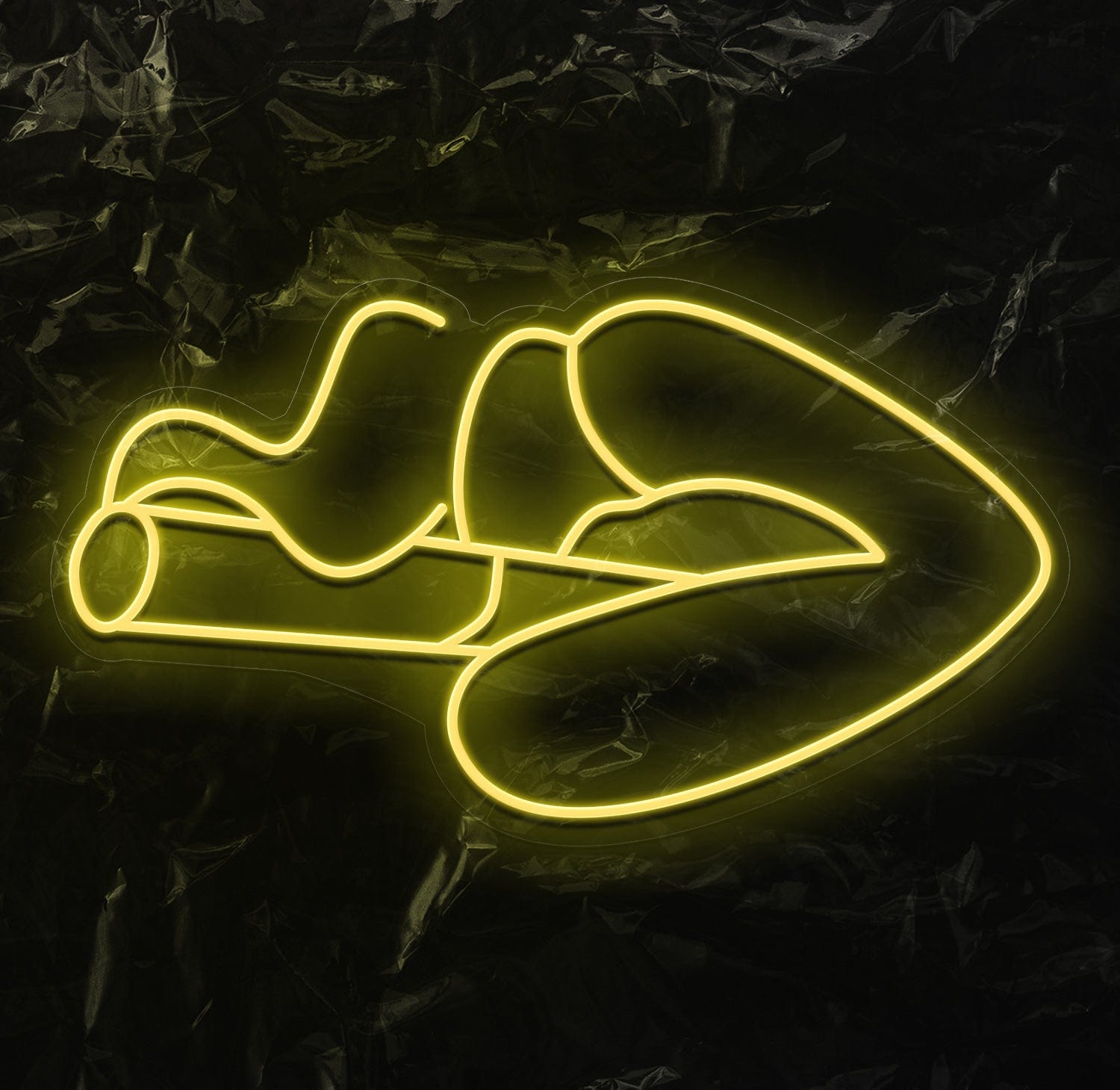 " Red Lips" LED Neonschild - NEONEVERGLOW