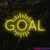 " Goal Ziele" LED Neonschild - NEONEVERGLOW