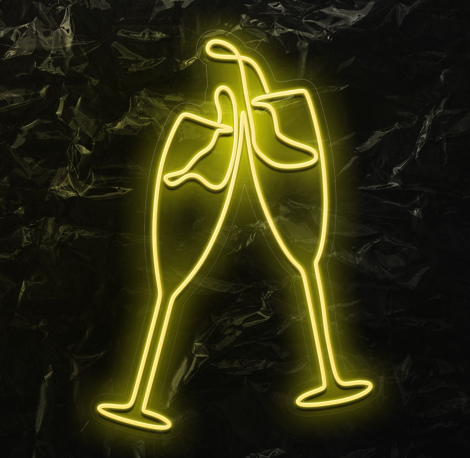 " Sektglas " LED Neonschild - NEONEVERGLOW