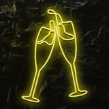 " Sektglas " LED Neonschild - NEONEVERGLOW