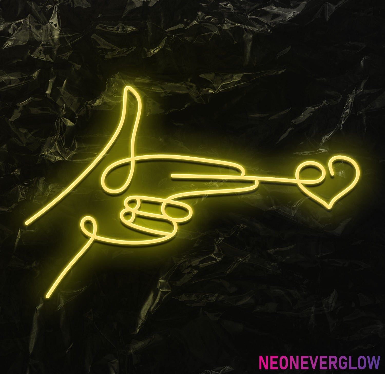 " Loveshot Liebe" LED Neonschild - NEONEVERGLOW