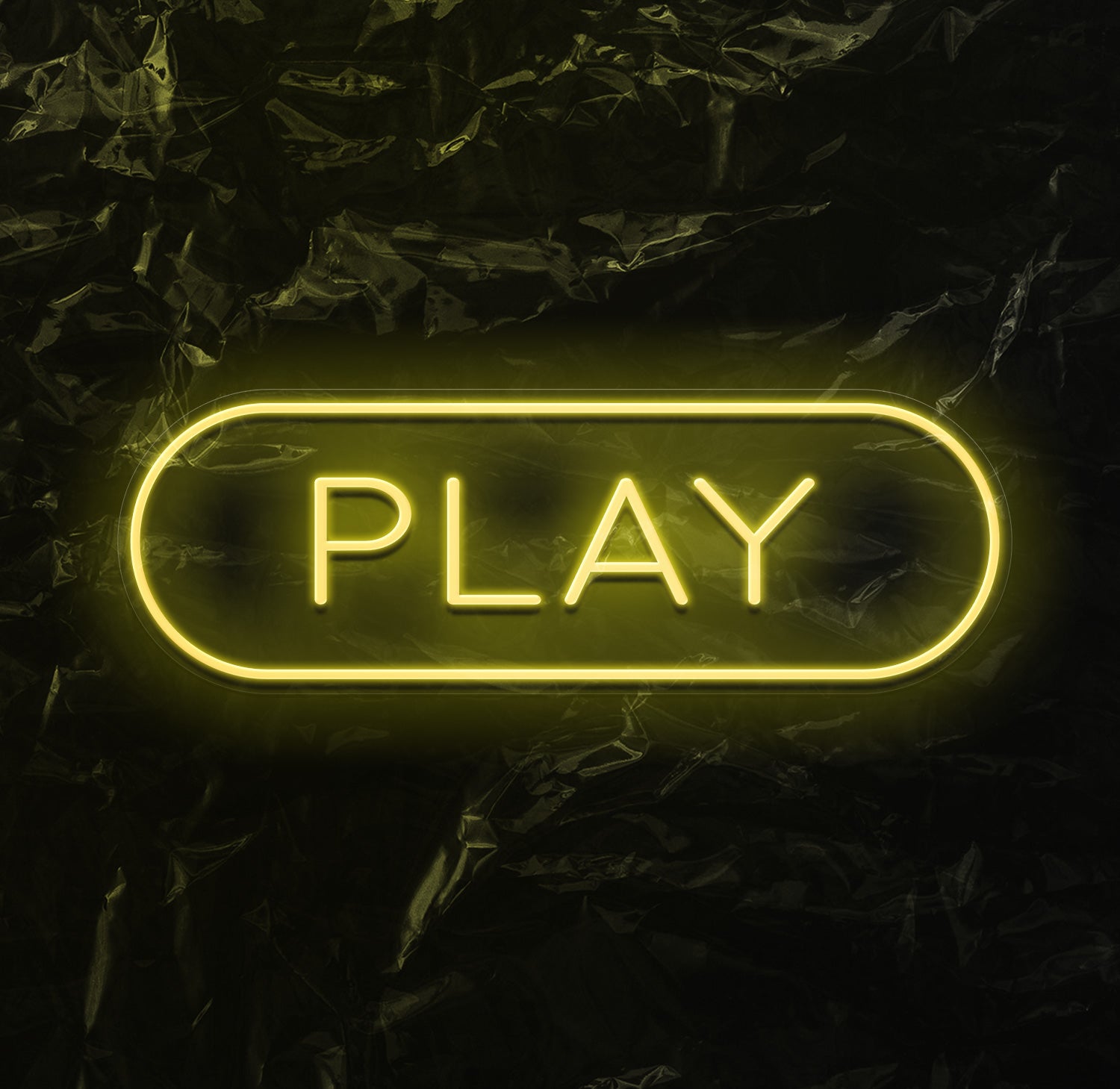 " Play" LED Neonschild - NEONEVERGLOW
