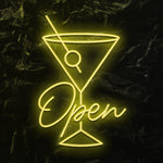 " Open " LED Neonschild - NEONEVERGLOW