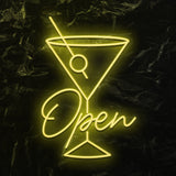 " Open " LED Neonschild - NEONEVERGLOW