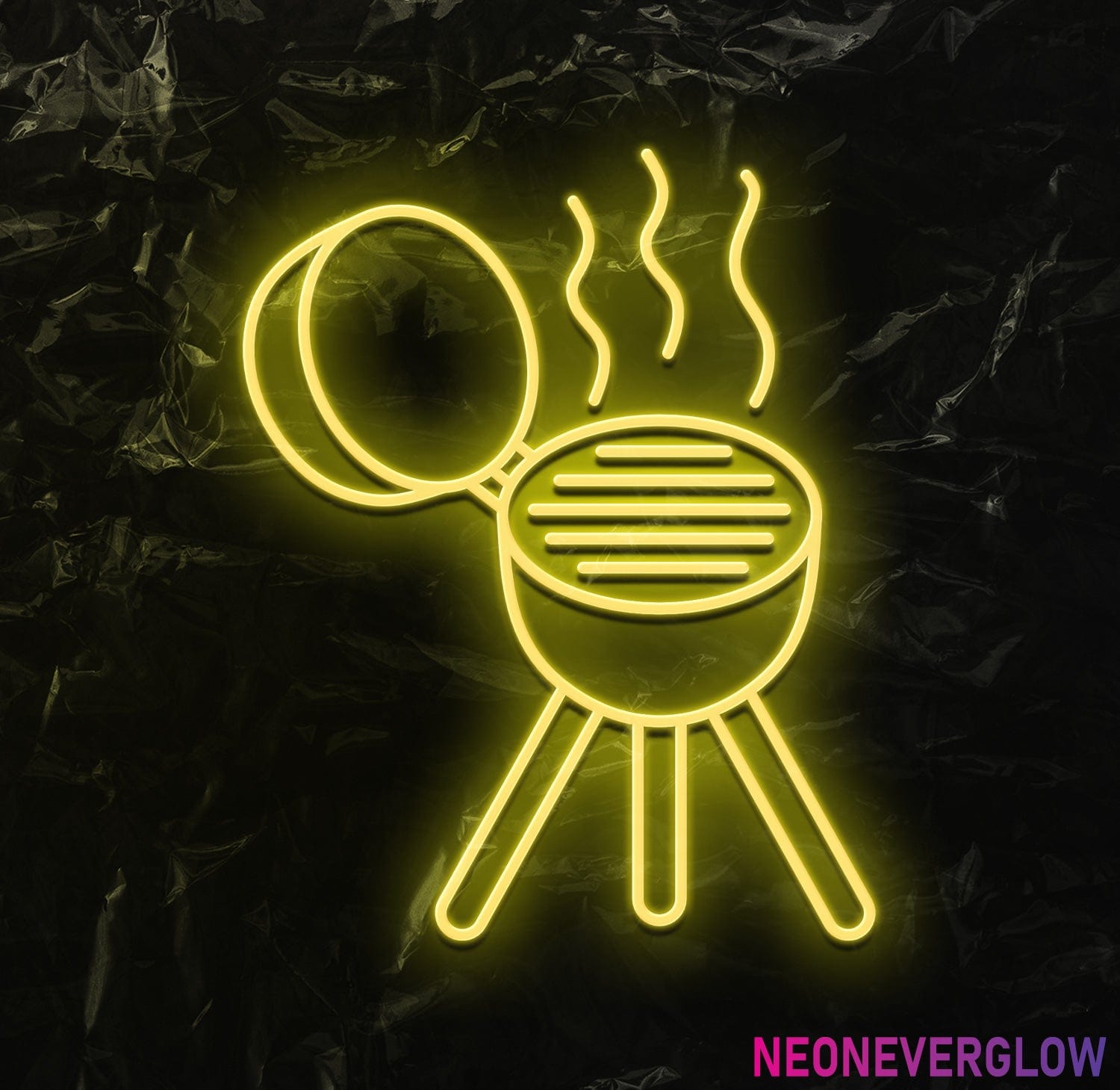 " Grillen" LED Neonschild - NEONEVERGLOW