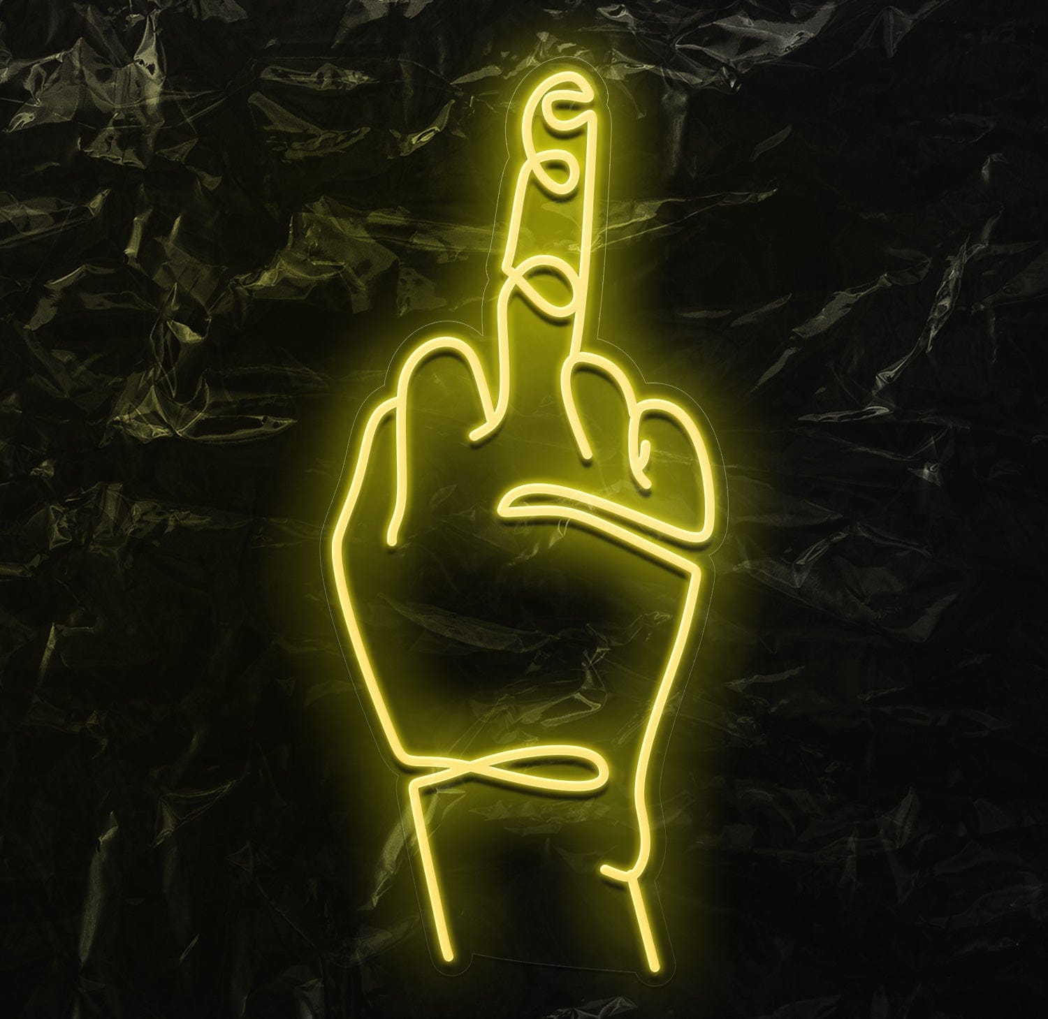 " Finger" LED Neonschild - NEONEVERGLOW
