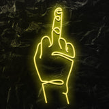 " Finger" LED Neonschild - NEONEVERGLOW