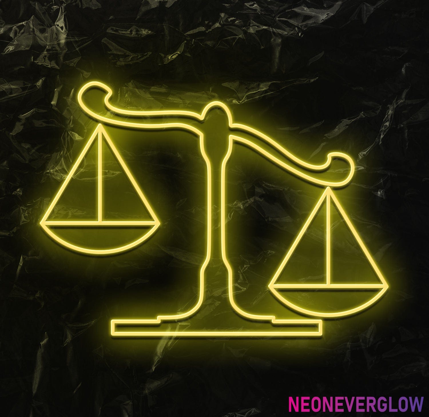 " Waage" LED Neonschild - NEONEVERGLOW