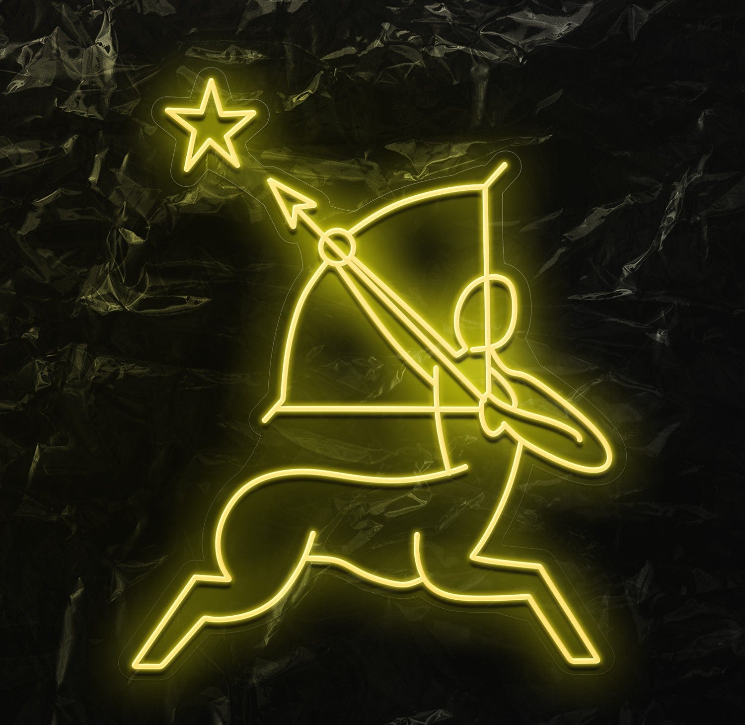 "Pfeilschütze" LED Neonschild - NEONEVERGLOW