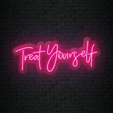 "Treat Yourself" LED Neon Sign Schriftzug - NEONEVERGLOW